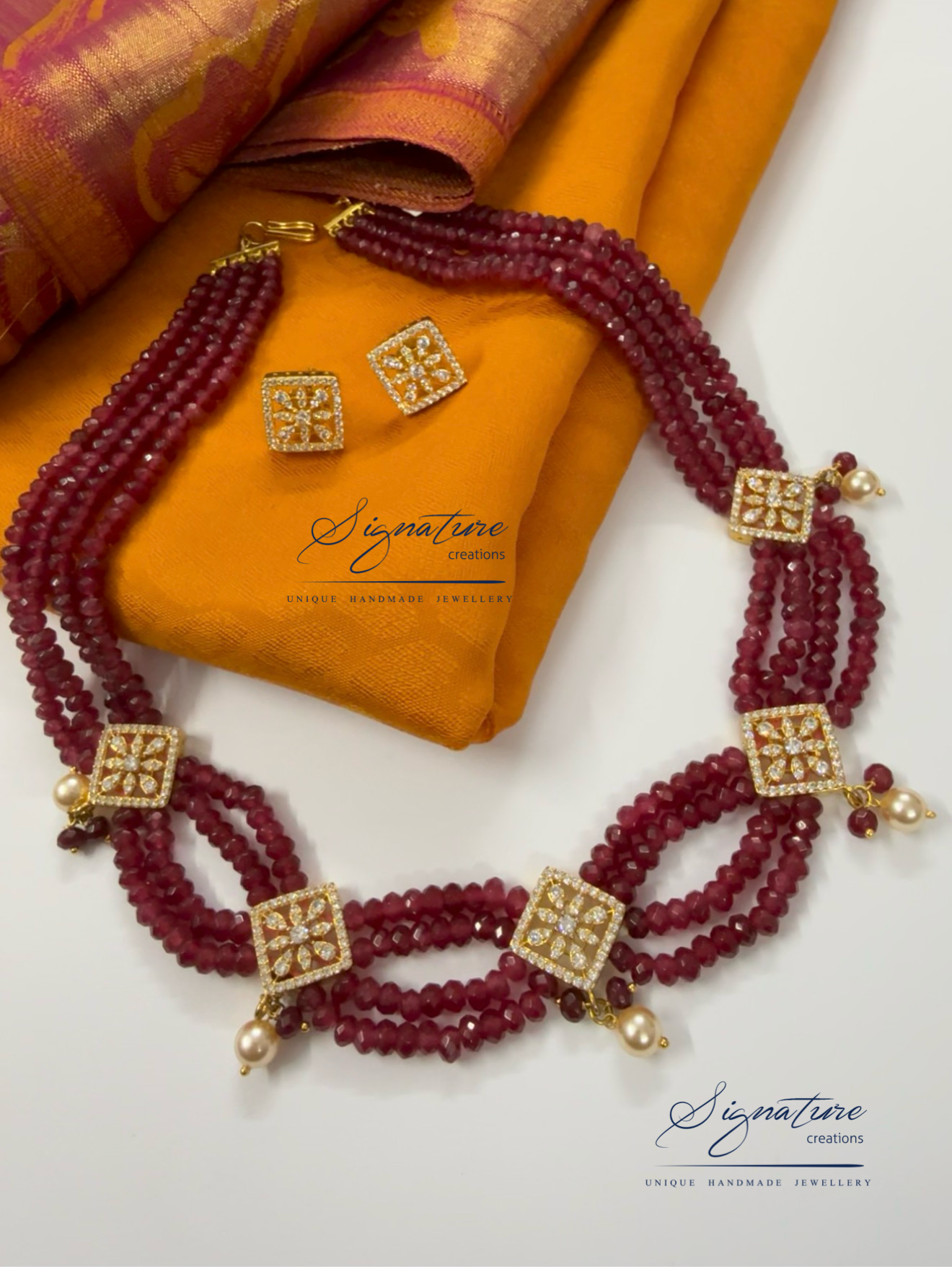 Agate Short Necklace