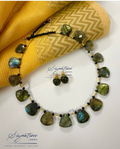 Natural Labradorite Stone Set