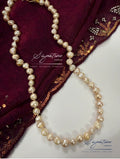 Original Freshwater Peach Tone Pearl Single Line Set
