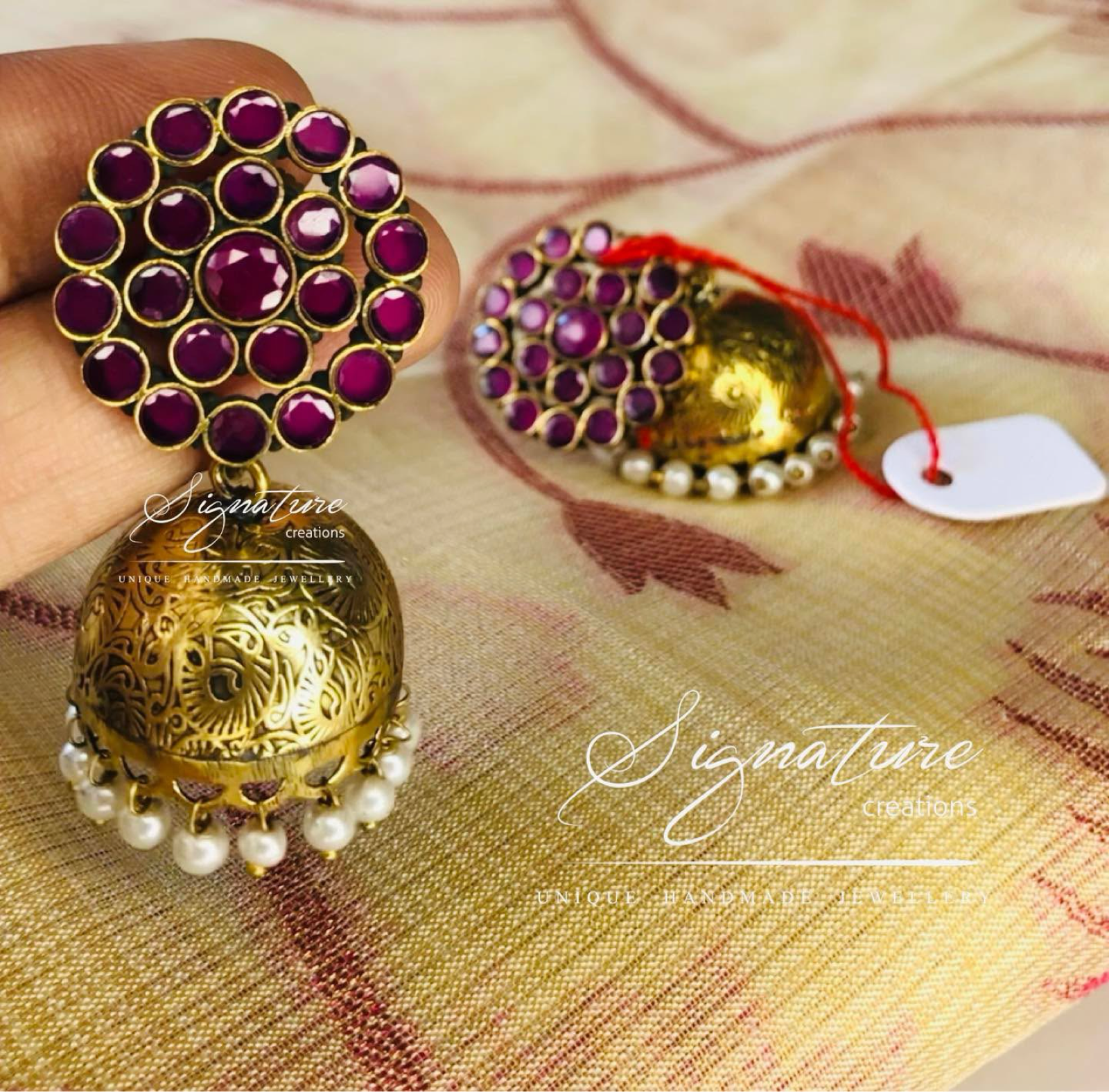 Indian Mines Jhumkas