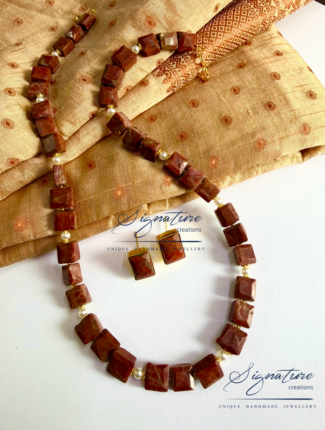 Natural Red Jasper Set