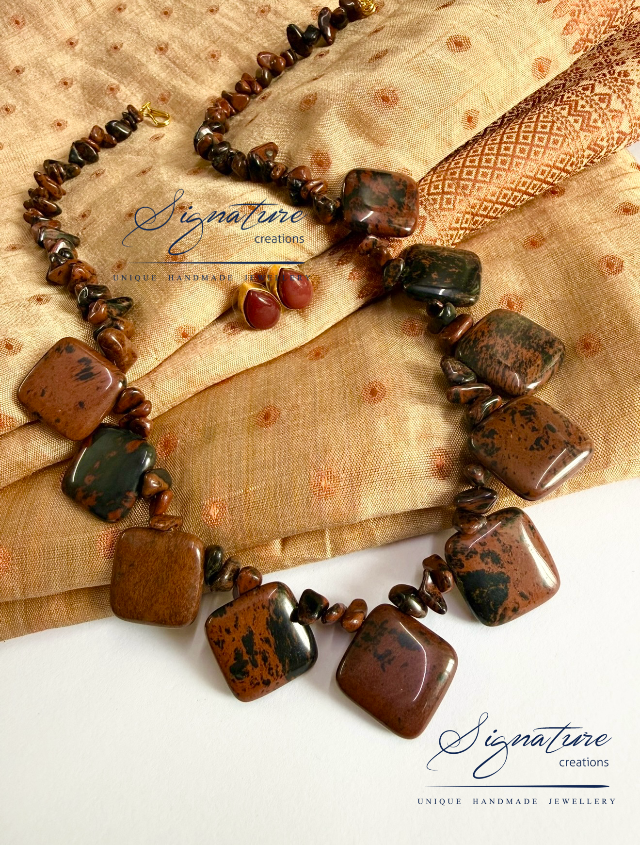 Natural Mahogany Obsidian Set