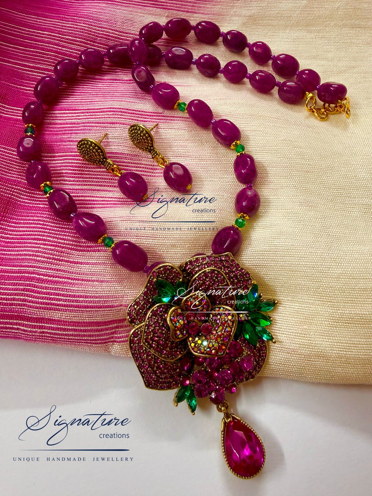 Vadamalli Floral Set