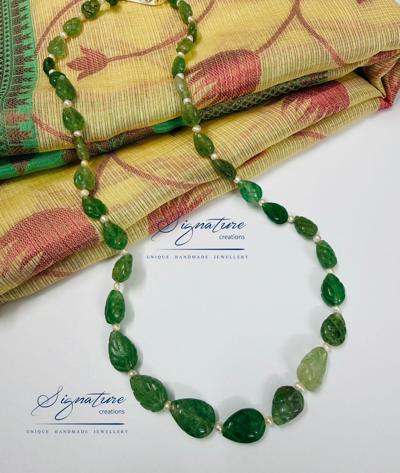 Carved Aventurine Set
