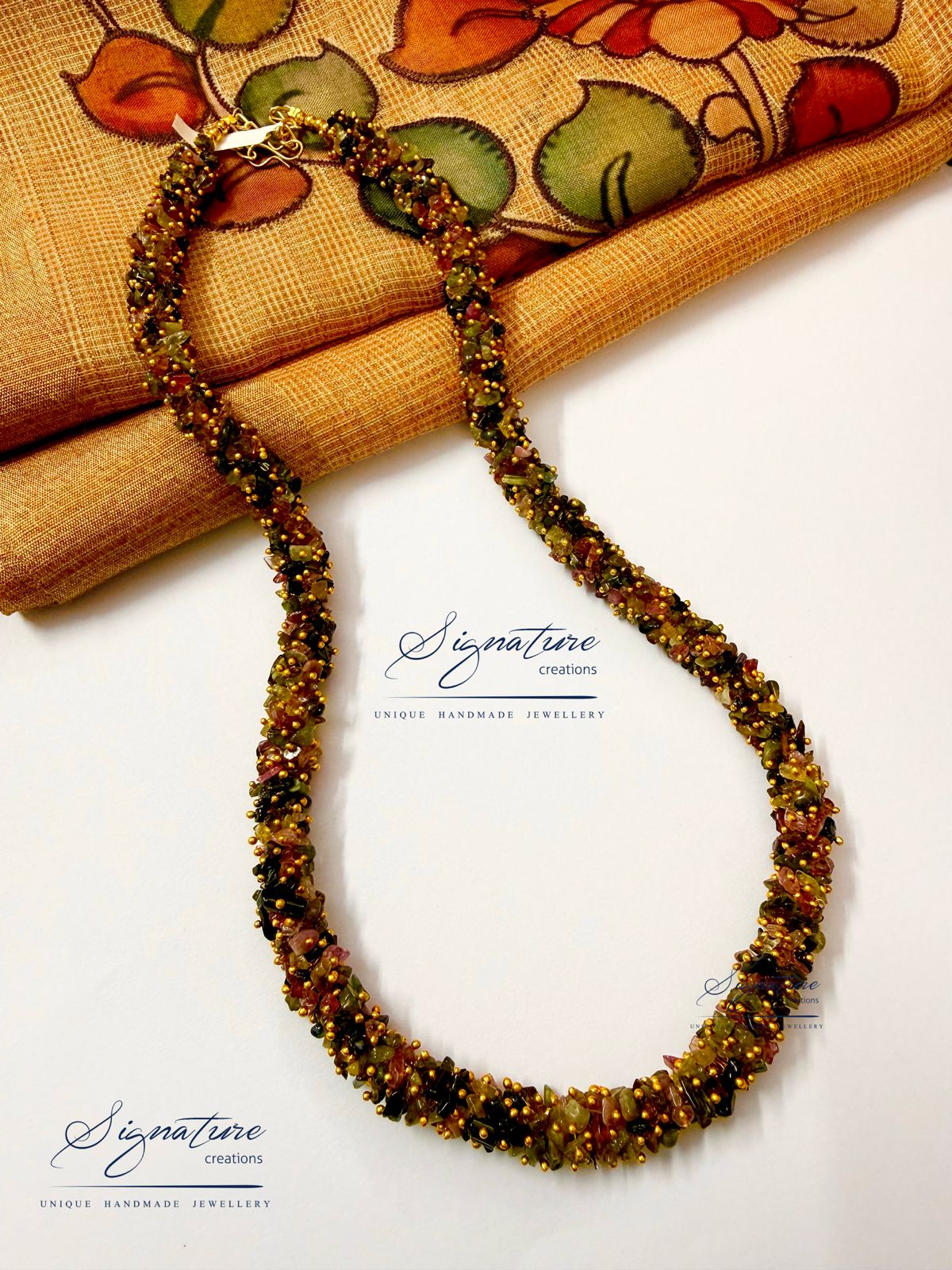 Tourmaline Gemstone Garland Set