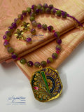 Tanjore Work Agate Set