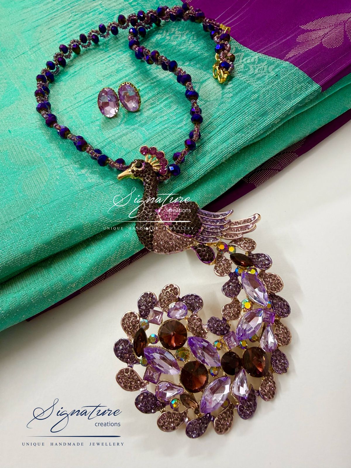 Purple Peacok Set