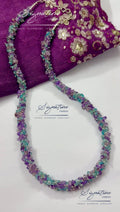 Original Amethyst and Aquamarine Gemstone Garland Set