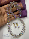 Purple Rainbow Austrian Crystal Set