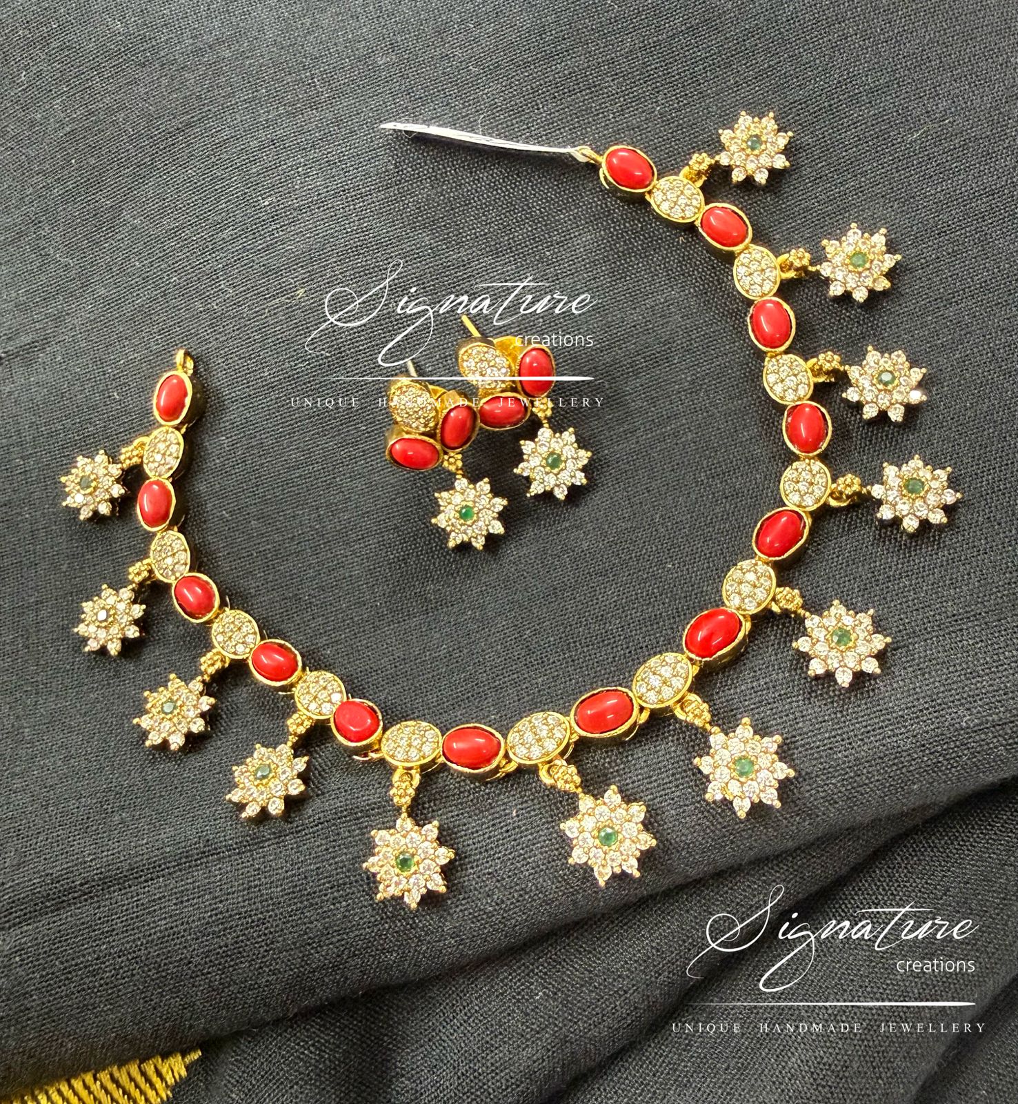 Taiwan Coral and AD Stone Set