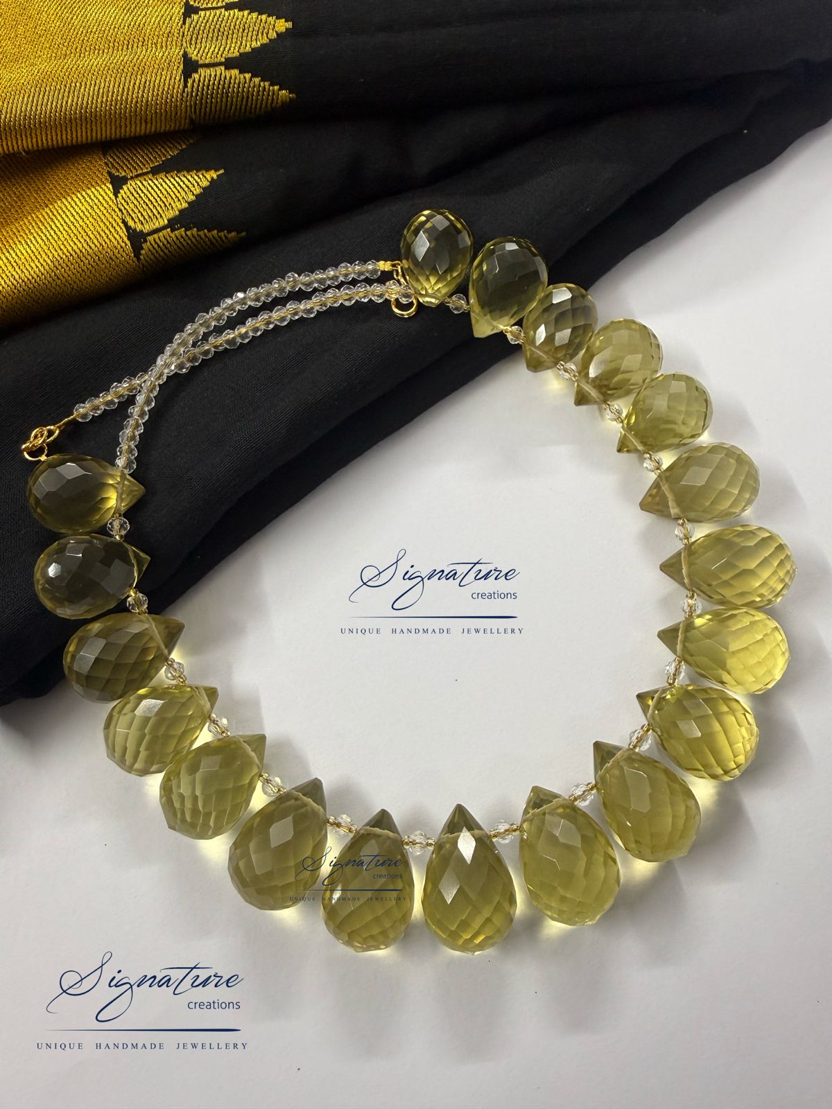 Natural Lemon Quartz Set
