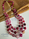 Natural Agate Stone Multi layered Set