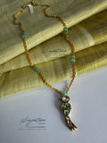 Lightwear Parrot Kundan Set