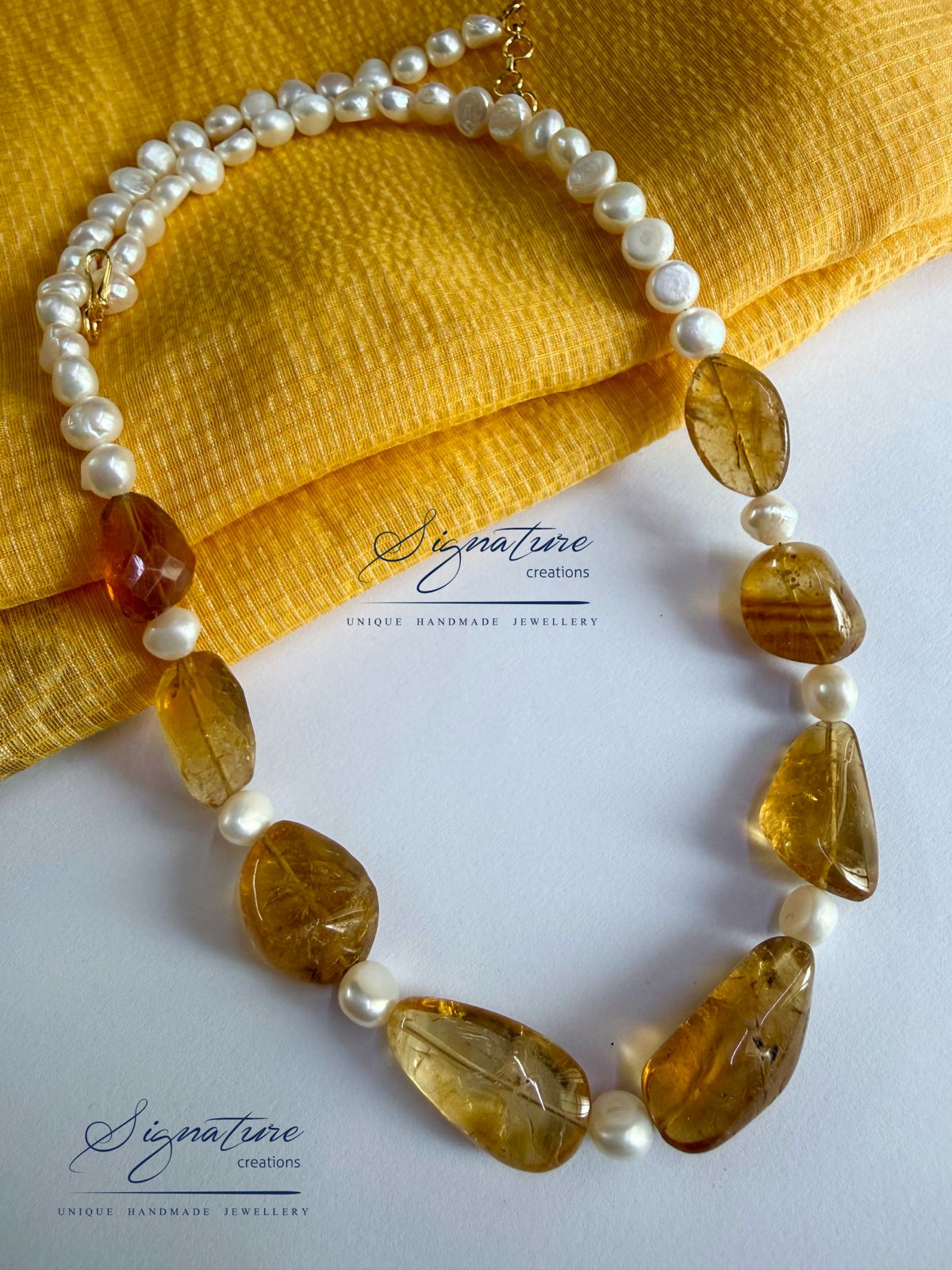 Freshwater Pearl and Citrine Set